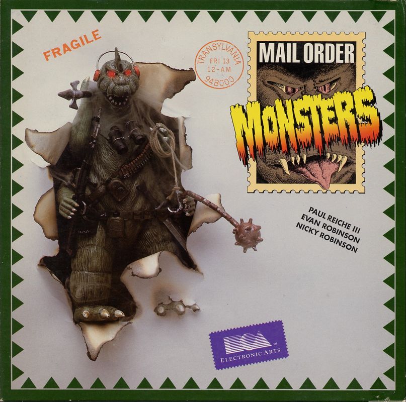 Mail Order Monsters box art for Commodore 64